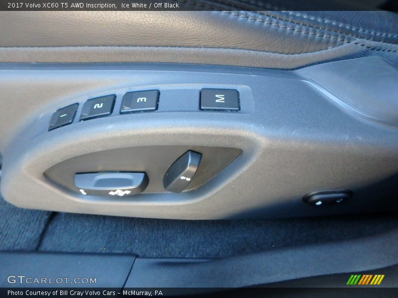 Ice White / Off Black 2017 Volvo XC60 T5 AWD Inscription