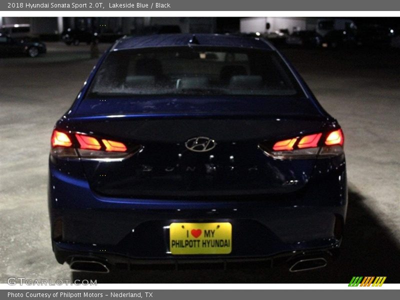 Lakeside Blue / Black 2018 Hyundai Sonata Sport 2.0T
