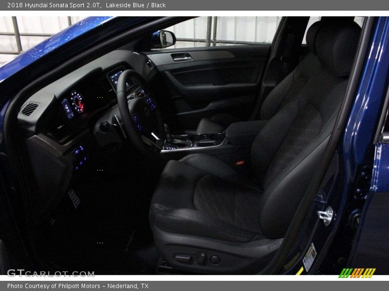 Lakeside Blue / Black 2018 Hyundai Sonata Sport 2.0T