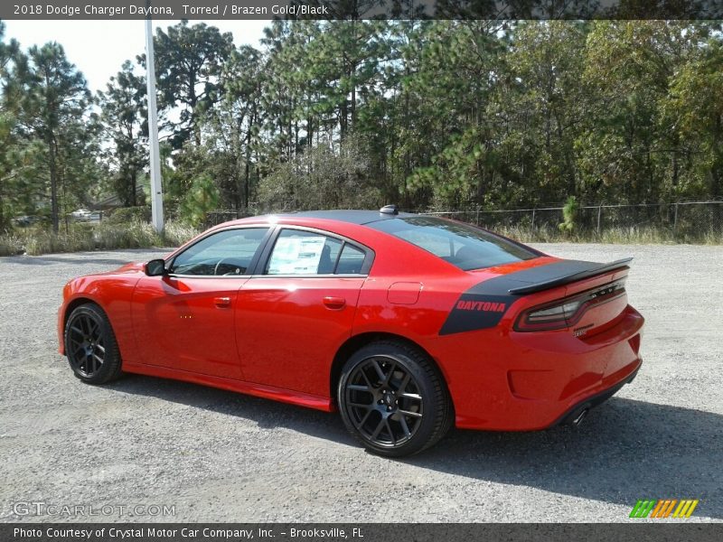 Torred / Brazen Gold/Black 2018 Dodge Charger Daytona