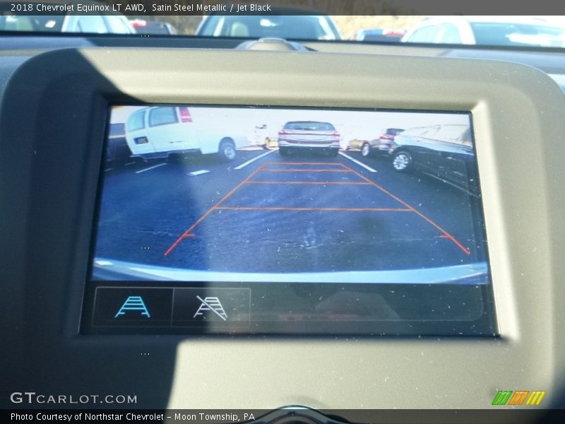 Satin Steel Metallic / Jet Black 2018 Chevrolet Equinox LT AWD