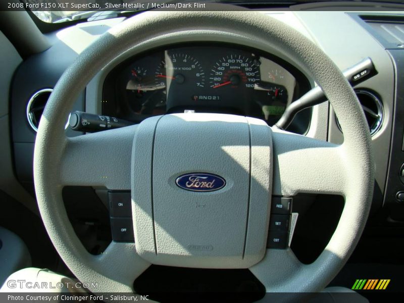 Silver Metallic / Medium/Dark Flint 2008 Ford F150 XLT SuperCab