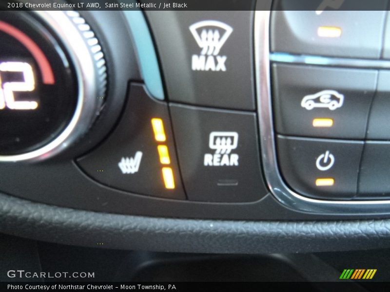 Satin Steel Metallic / Jet Black 2018 Chevrolet Equinox LT AWD