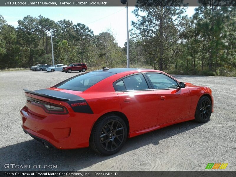 Torred / Brazen Gold/Black 2018 Dodge Charger Daytona