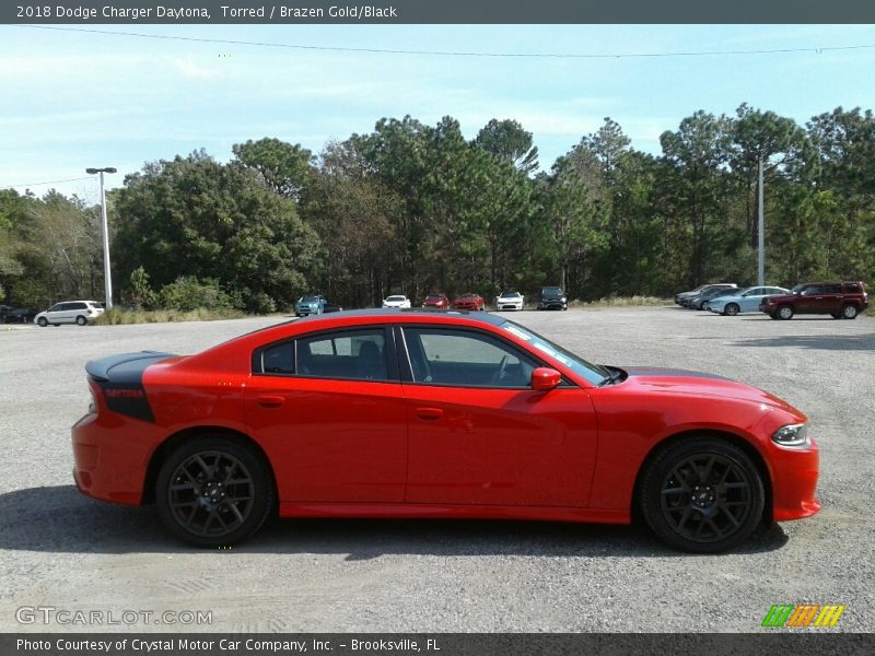 Torred / Brazen Gold/Black 2018 Dodge Charger Daytona