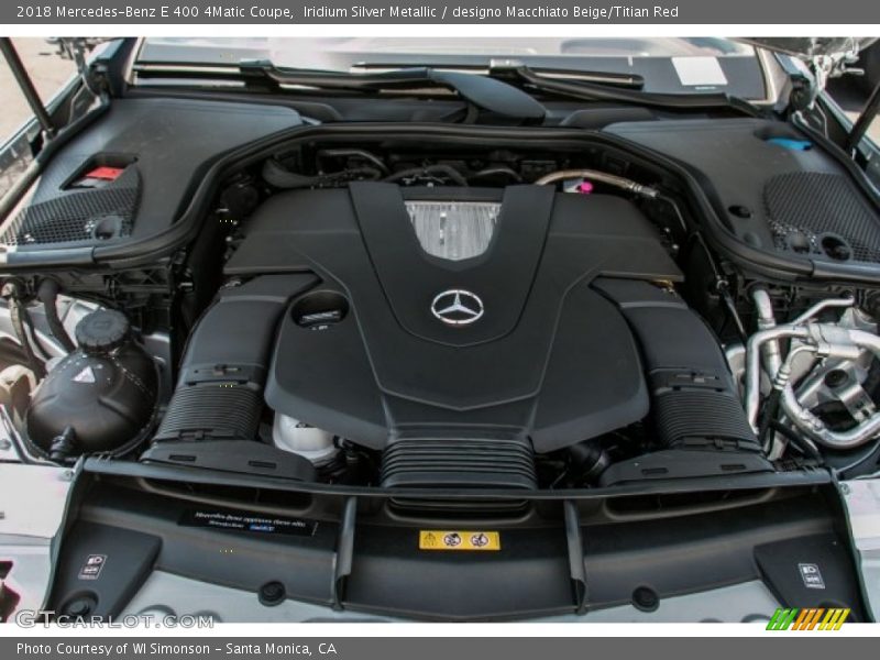  2018 E 400 4Matic Coupe Engine - 3.0 Liter Turbocharged DOHC 24-Valve VVT V6