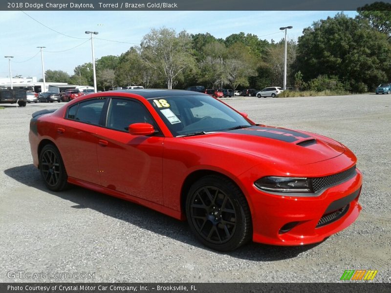 Torred / Brazen Gold/Black 2018 Dodge Charger Daytona