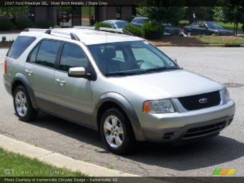 Silver Birch Metallic / Shale Grey 2007 Ford Freestyle SEL