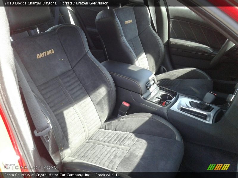  2018 Charger Daytona Brazen Gold/Black Interior