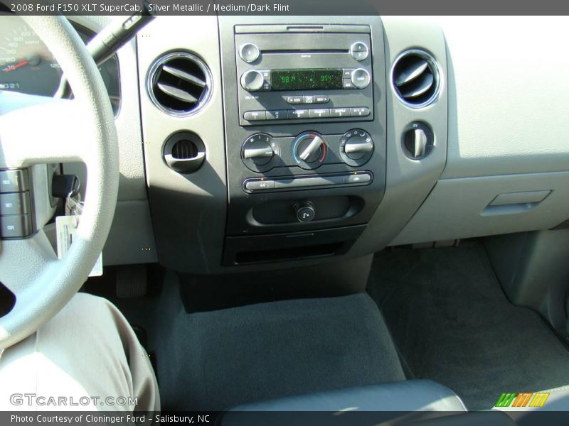 Silver Metallic / Medium/Dark Flint 2008 Ford F150 XLT SuperCab