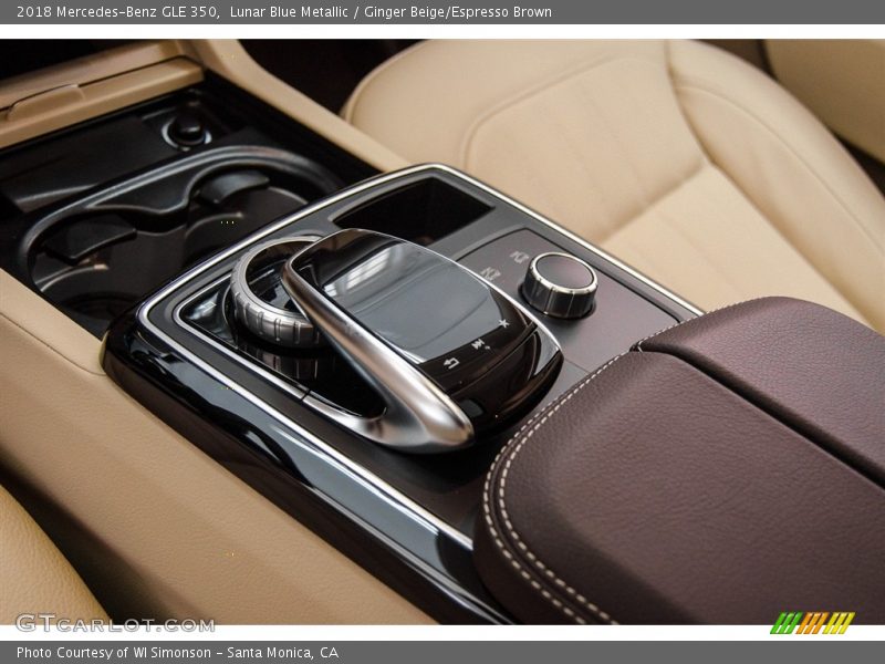 Lunar Blue Metallic / Ginger Beige/Espresso Brown 2018 Mercedes-Benz GLE 350
