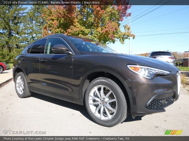  2018 Stelvio Ti AWD Basalto Brown Metallic