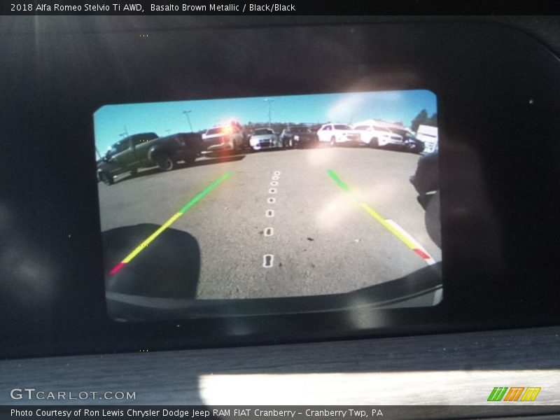 Basalto Brown Metallic / Black/Black 2018 Alfa Romeo Stelvio Ti AWD