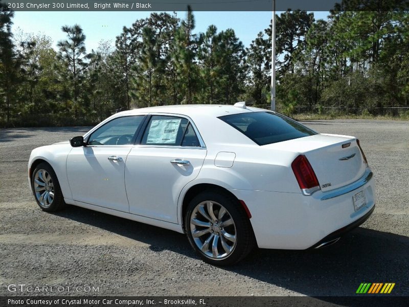 Bright White / Black 2018 Chrysler 300 Limited