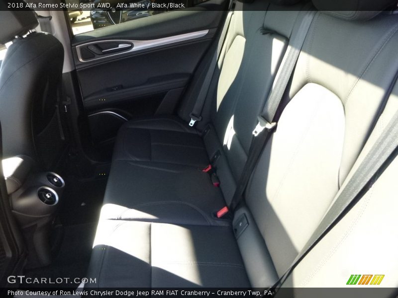 Alfa White / Black/Black 2018 Alfa Romeo Stelvio Sport AWD