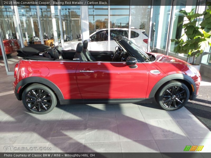 Blazing Red Metallic / Carbon Black 2018 Mini Convertible Cooper