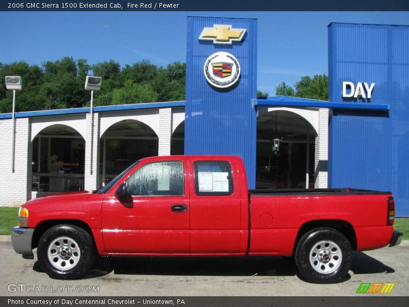 Fire Red / Pewter 2006 GMC Sierra 1500 Extended Cab