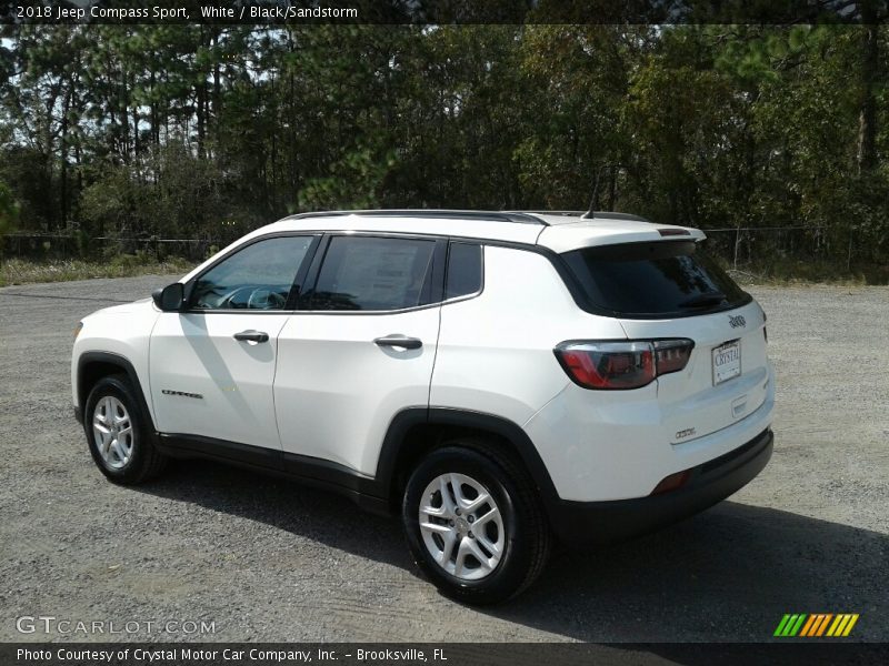 White / Black/Sandstorm 2018 Jeep Compass Sport