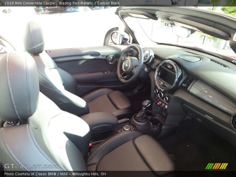 Blazing Red Metallic / Carbon Black 2018 Mini Convertible Cooper