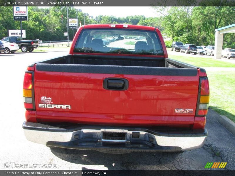 Fire Red / Pewter 2006 GMC Sierra 1500 Extended Cab