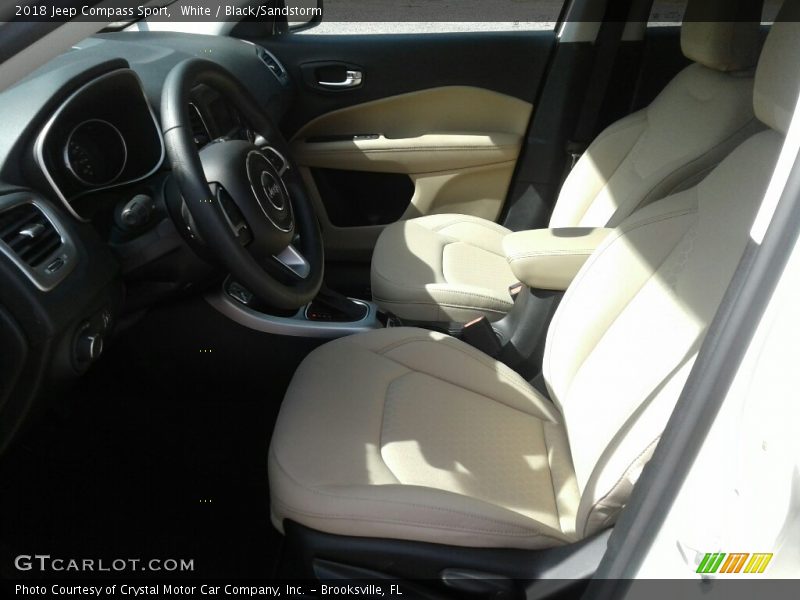 White / Black/Sandstorm 2018 Jeep Compass Sport