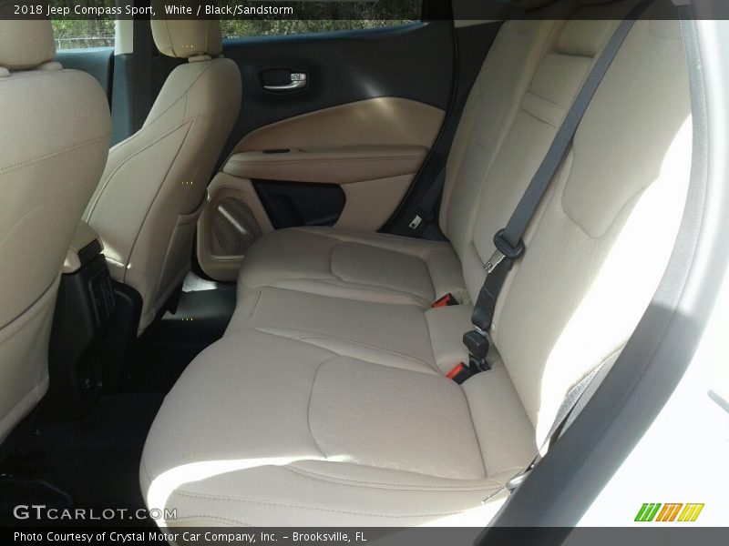White / Black/Sandstorm 2018 Jeep Compass Sport