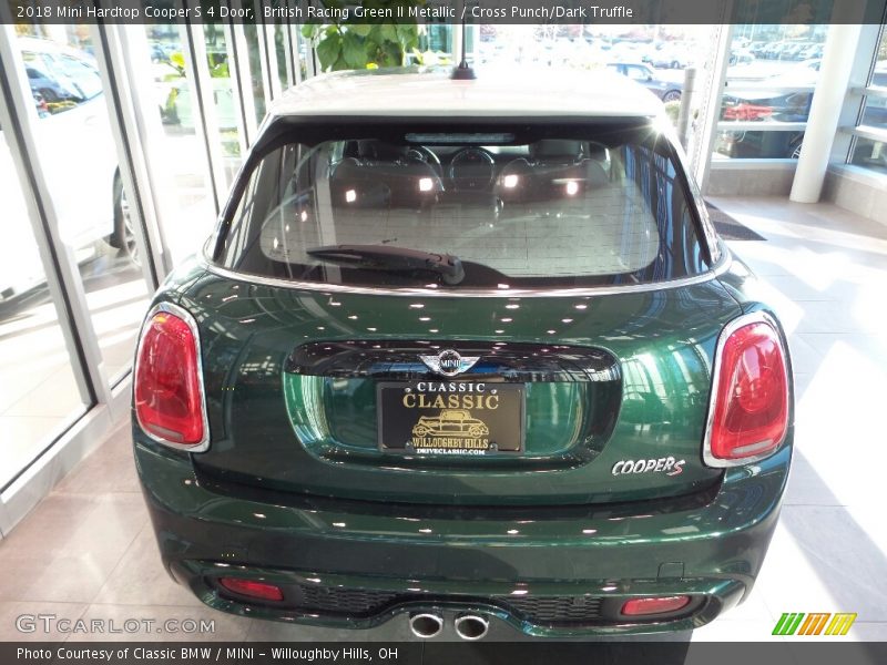 British Racing Green II Metallic / Cross Punch/Dark Truffle 2018 Mini Hardtop Cooper S 4 Door