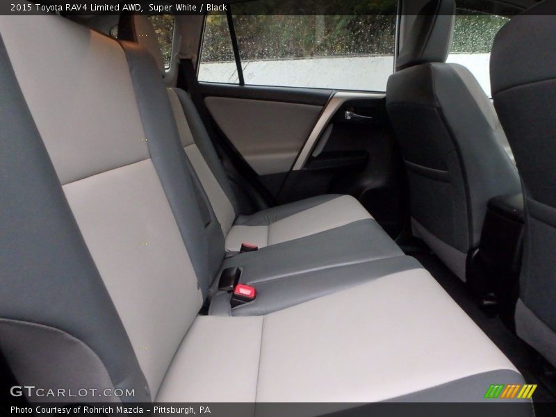Super White / Black 2015 Toyota RAV4 Limited AWD