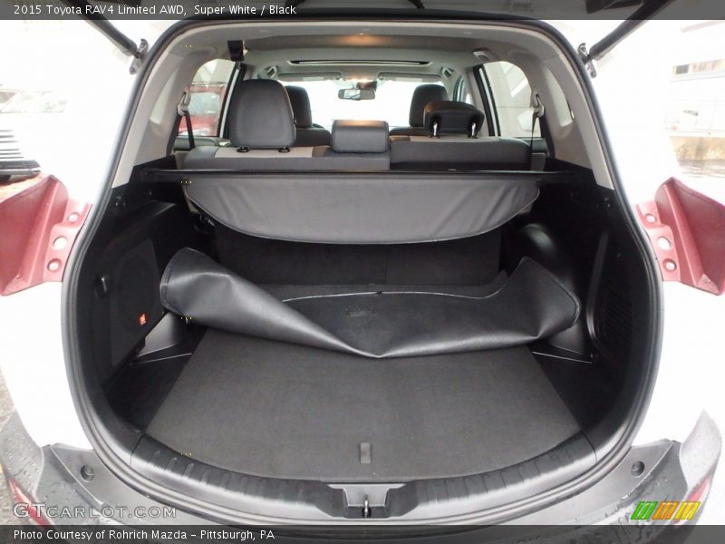 Super White / Black 2015 Toyota RAV4 Limited AWD