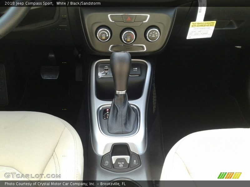 White / Black/Sandstorm 2018 Jeep Compass Sport