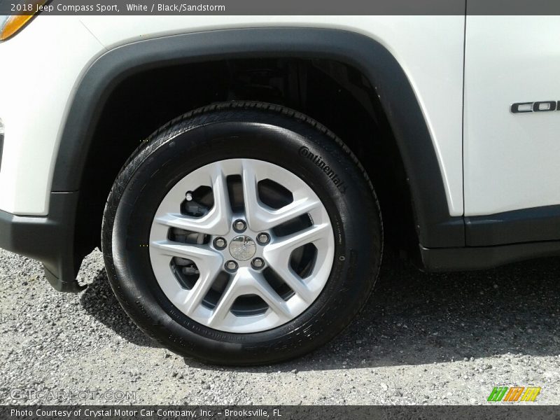 White / Black/Sandstorm 2018 Jeep Compass Sport