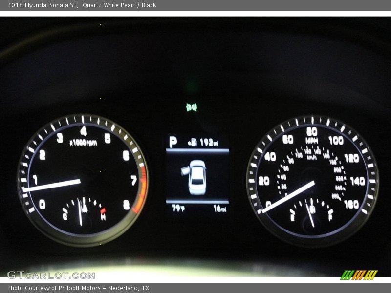 Quartz White Pearl / Black 2018 Hyundai Sonata SE