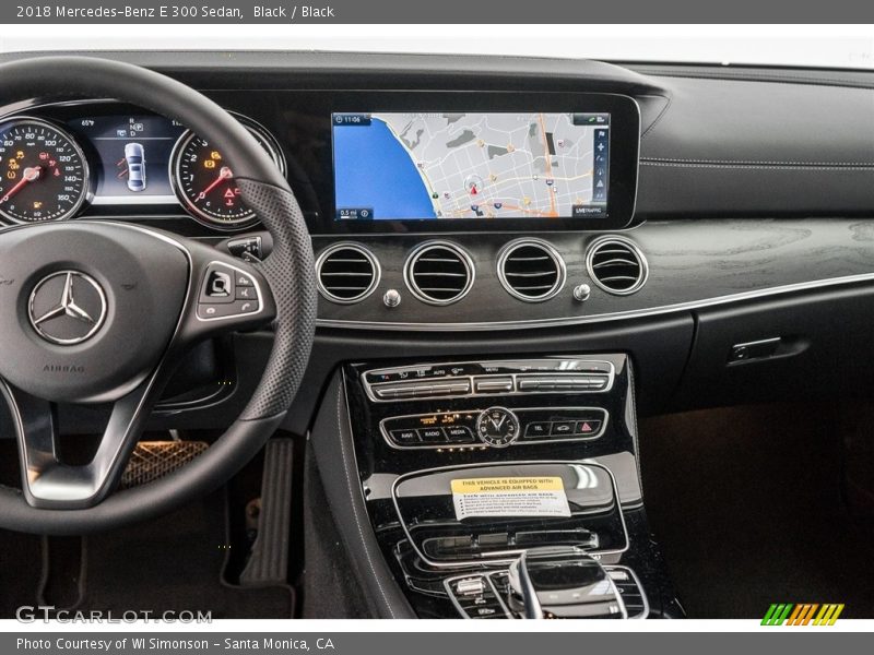 Black / Black 2018 Mercedes-Benz E 300 Sedan