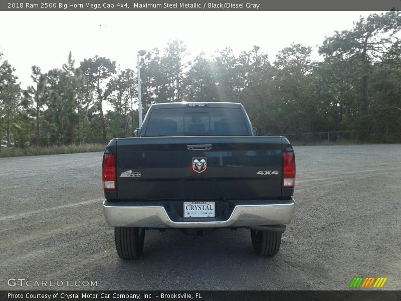 Maximum Steel Metallic / Black/Diesel Gray 2018 Ram 2500 Big Horn Mega Cab 4x4