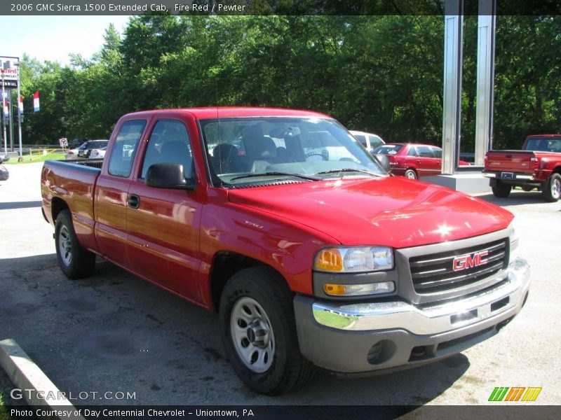 Fire Red / Pewter 2006 GMC Sierra 1500 Extended Cab