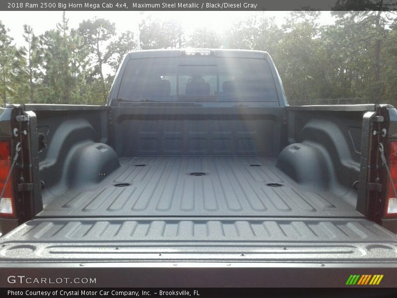 Maximum Steel Metallic / Black/Diesel Gray 2018 Ram 2500 Big Horn Mega Cab 4x4