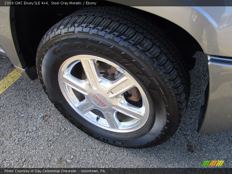 Steel Gray Metallic / Ebony 2009 GMC Envoy SLE 4x4