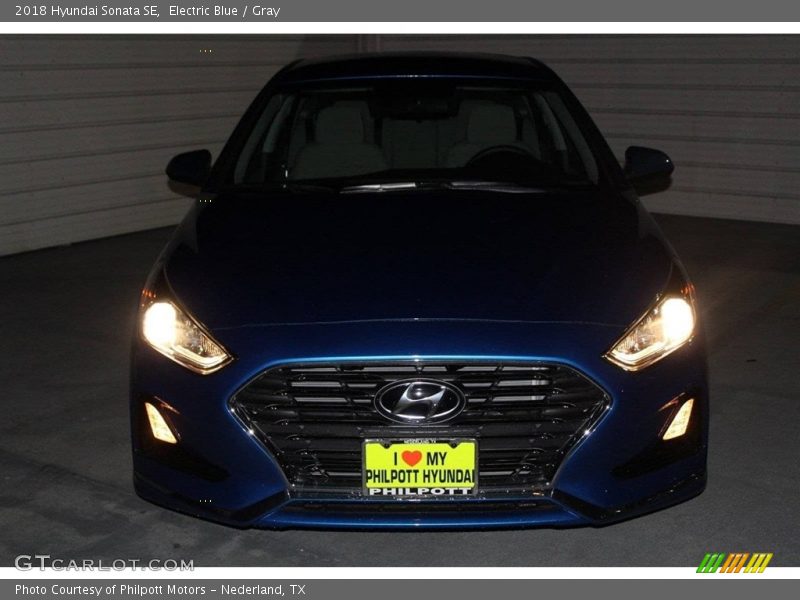Electric Blue / Gray 2018 Hyundai Sonata SE