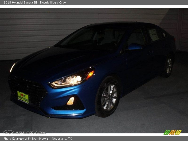 Electric Blue / Gray 2018 Hyundai Sonata SE