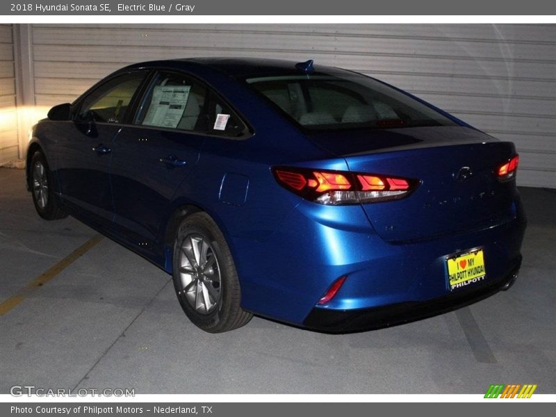 Electric Blue / Gray 2018 Hyundai Sonata SE