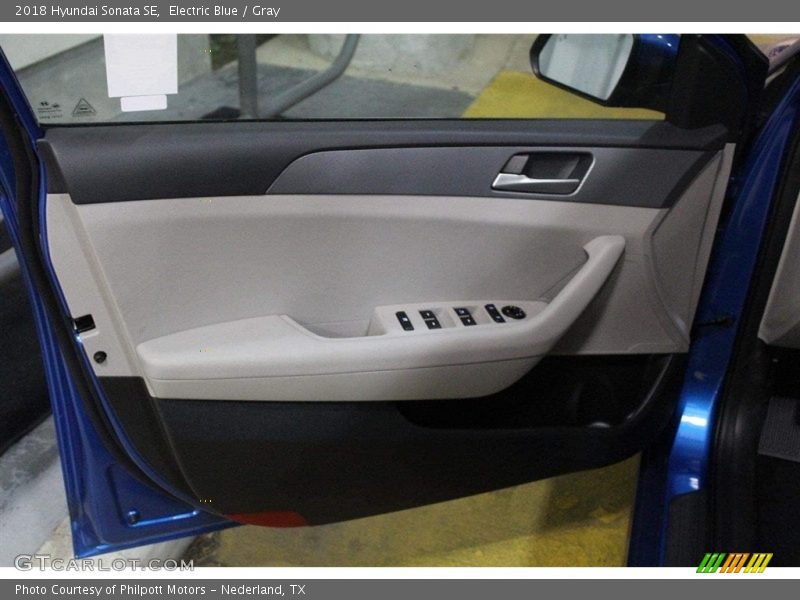 Electric Blue / Gray 2018 Hyundai Sonata SE
