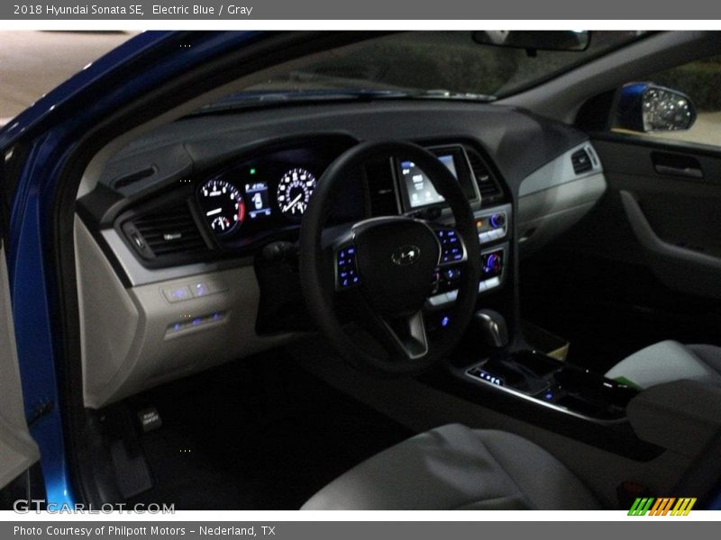 Electric Blue / Gray 2018 Hyundai Sonata SE