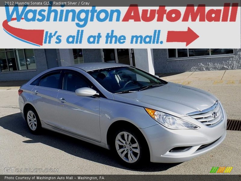 Radiant Silver / Gray 2012 Hyundai Sonata GLS