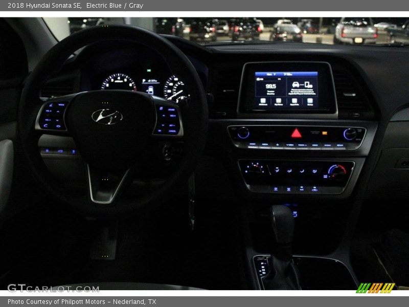 Electric Blue / Gray 2018 Hyundai Sonata SE