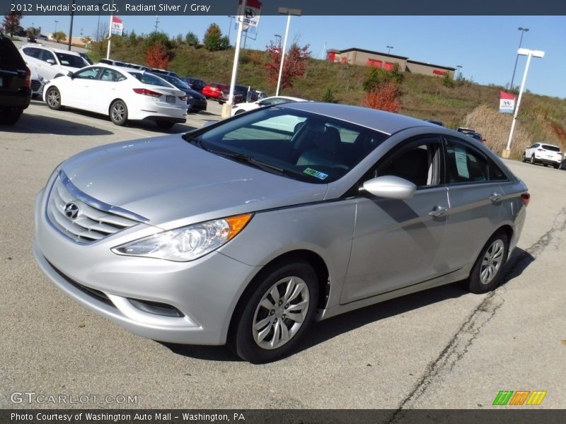 Radiant Silver / Gray 2012 Hyundai Sonata GLS