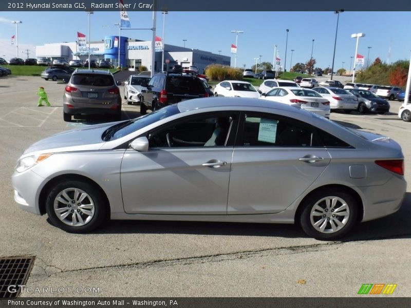Radiant Silver / Gray 2012 Hyundai Sonata GLS