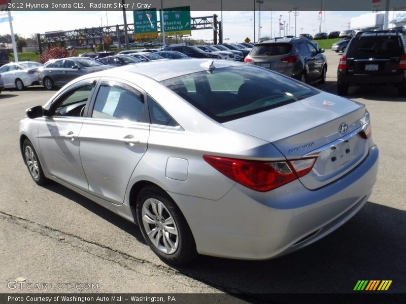 Radiant Silver / Gray 2012 Hyundai Sonata GLS