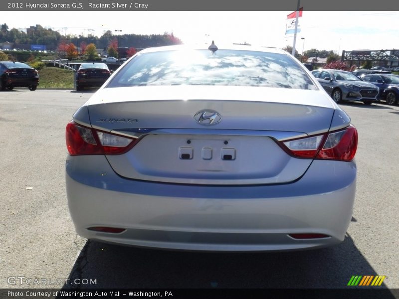 Radiant Silver / Gray 2012 Hyundai Sonata GLS