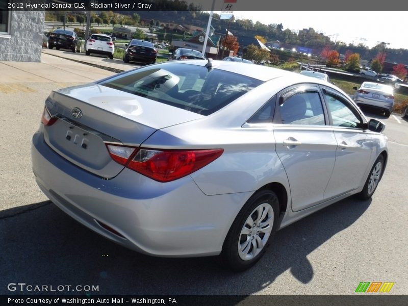 Radiant Silver / Gray 2012 Hyundai Sonata GLS