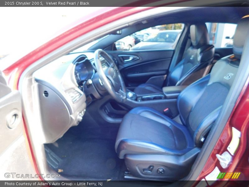 Velvet Red Pearl / Black 2015 Chrysler 200 S